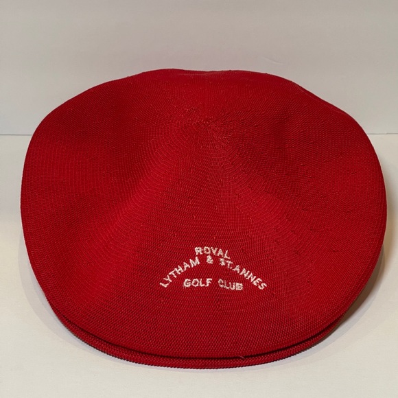 Vintage Red Kangol Royal Lytham & St. Anne’s Golf Club Hat - Picture 3 of 7